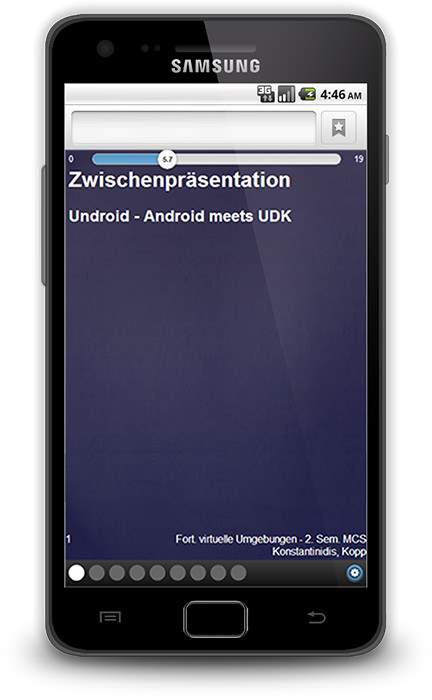 jQuery Mobile App geöffnet auf Samsung Smartphone jQuery Mobile App geöffnet auf Samsung Smartphone